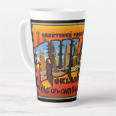 Greetings from Tulsa Milchtasse (Linke Ecke)