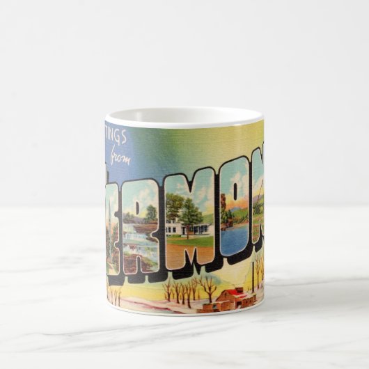  Greetings From Vermont Kaffeetasse (Mittel)