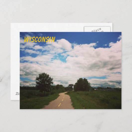 Greetings from Wisconsin! Postkarte (Vorne/Hinten)