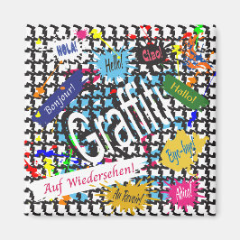 Greetings Graffiti Magnet