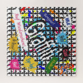 Greetings Graffiti Puzzle (Horizontal)