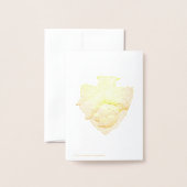 Greetings! Happy Valentines Folienkarte (Rückseite mit Umschlag)