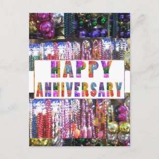 Greetings: HappyANNIVERSARY Happy Anniversary Postkarte