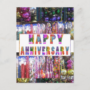 Greetings: HappyANNIVERSARY Postkarte