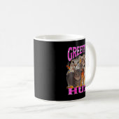 Greetings Huzz Funny Cat Meme Bootleg Graphic Men Kaffeetasse (VorderseiteRechts)