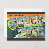 Greetings Ocean City, New Jersey Vintag Postcard Postkarte (Vorne/Hinten)