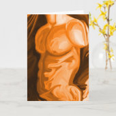 Greetings Orange der physischen Serie Karte (Gelbe Blume)