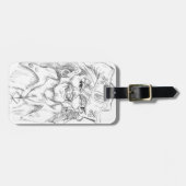 Greetin's Matey! Gepäckanhänger (Vorderseite horizontal)