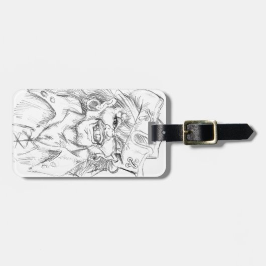 Greetin's Matey! Gepäckanhänger (Vorderseite horizontal)