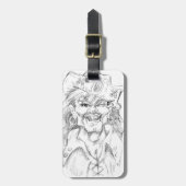 Greetin's Matey! Gepäckanhänger (Vorderseite vertikal)