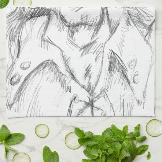 Greetin's Matey! Küchentuch (Gefaltet)