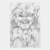 Greetin's Matey! Küchentuch (Vertikal)