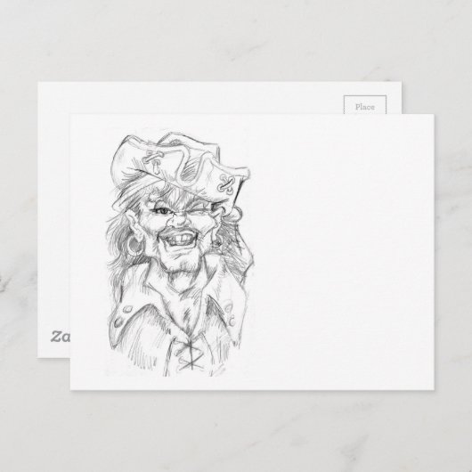 Greetin's Matey! Postkarte (Vorne/Hinten)