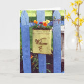 GREETKARTE: Willkommen "Neue Zuhause"_ Karte (Gelbe Blume)