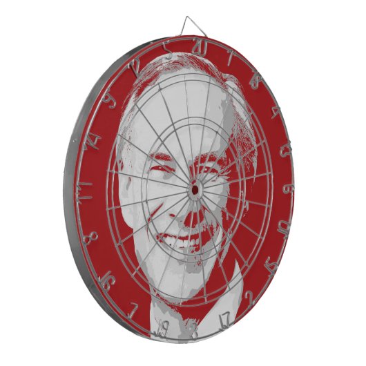 GREG-ABBOTT DARTSCHEIBE (Vorderseite Links)