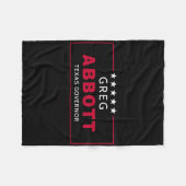 Greg Abbott Election Texas Governor Republican Blu Fleecedecke (Vorderseite (Horizontal))