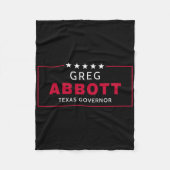 Greg Abbott Election Texas Governor Republican Blu Fleecedecke (Vorderseite)