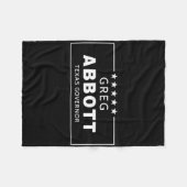 Greg Abbott Election Texas Governor Republican Red Fleecedecke (Vorderseite (Horizontal))