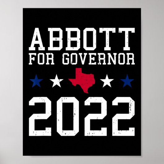 Greg Abbott For Governor Election July 4th Republi Poster (Vorne)