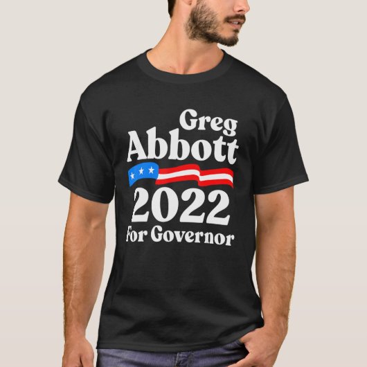 Greg Abbott für den texanischen Republikaner Greg T-Shirt (Vorderseite)