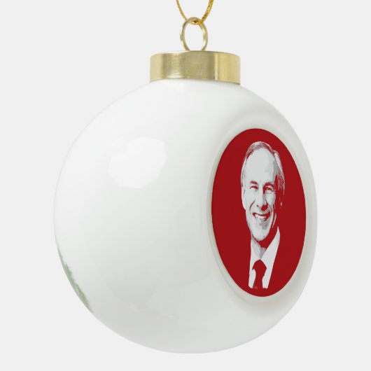 GREG-ABBOTT KERAMIK Kugel-Ornament (Links)