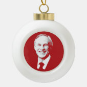 GREG-ABBOTT KERAMIK Kugel-Ornament (Vorderseite)