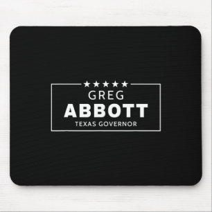 Greg Abbott Wahl Texas Gouverneur Republikaner Rot Mousepad
