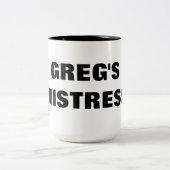 GREG-FEHLERHEIT ZWEIFARBIGE TASSE (Mittel)