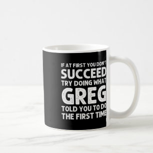 Greg Gift Name Personalisiert Geburtstag Spaß Weih Kaffeetasse
