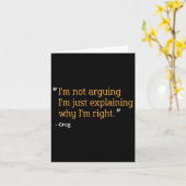 Greg Gift Quote Funny Geburtstag Personalisierter Karte (Gelbe Blume)