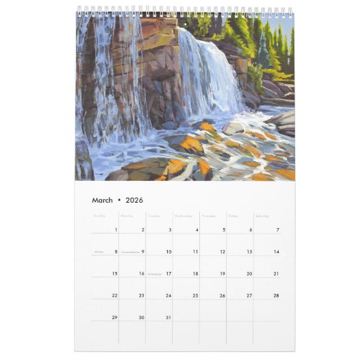 Greg Hargarten Canadian Landscapes Calendar Kalender (Mär 2026)