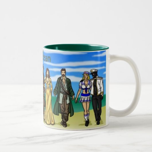 Greg karibischen gregscomic.com zweifarbige tasse (Rechts)