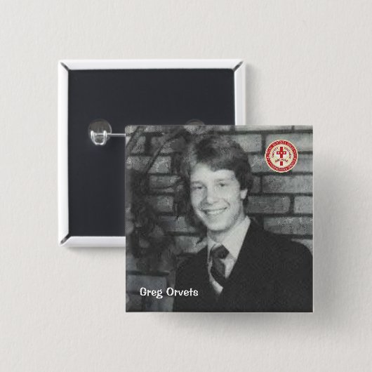 Greg Orvets Button (Vorne & Hinten)
