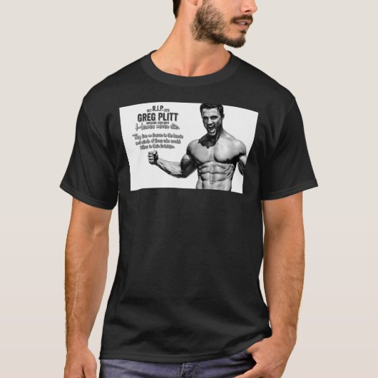 GREG PLITT RIP T-Shirt (Vorderseite)