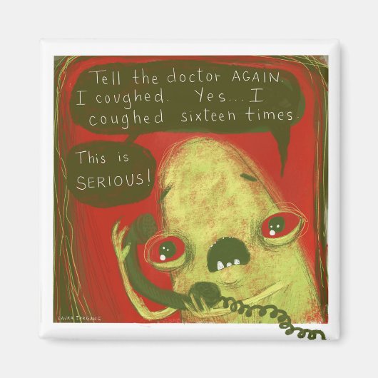 Gregg Magnet von Laura Irrgang - I Husten (Vorne)