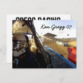 Gregg Racing Autograph card Postkarte (Vorne/Hinten)