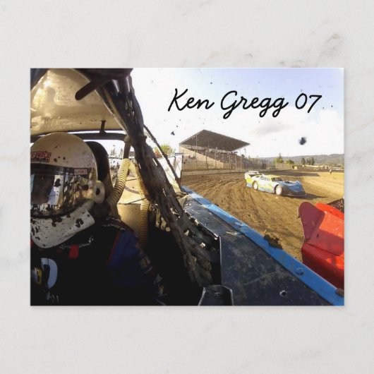 Gregg Racing Autograph card Postkarte (Vorderseite)
