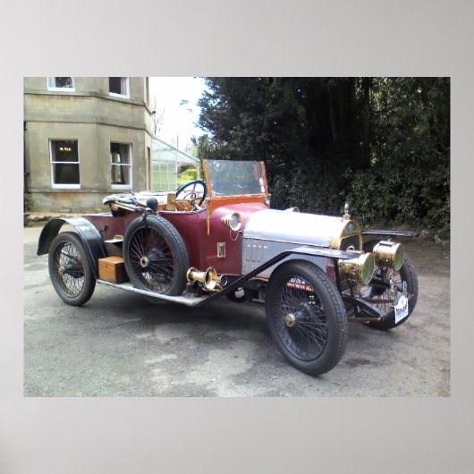 Gregoire Phaeton, Veteran Französisch Car. Poster (Vorne)