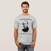 Gregor Mendel Bless sein Pea-Pickin-Herz T-Shirt (Vorne ganz)