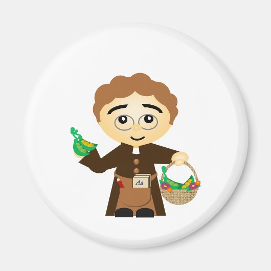 Gregor Mendel Magnet (Vorne)