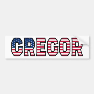 Gregor Name Vorname USA Aufkleber Sticker Auto Autoaufkleber