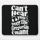 Gregorian Chant Funny Catholic Traditional Latin M Mousepad (Vorne)