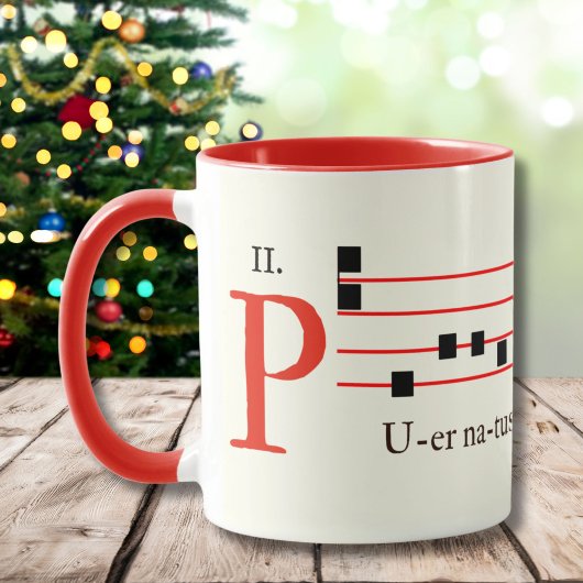 Gregorian Chant Latin Mass Weihnachten Mittelalter Tasse
