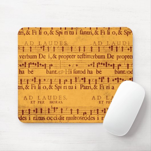 Gregorianische Gesangmusikkerbe Mousepad (Mit Mouse)