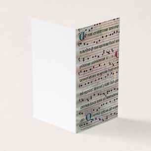 Gregorianische Grußkarte