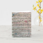 Gregorianische Grußkarte Karte (Gelbe Blume)