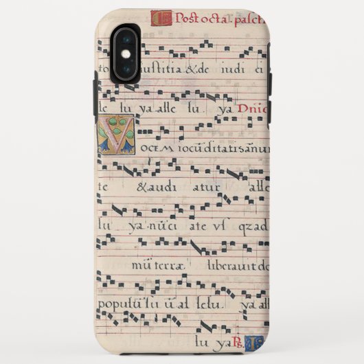 Gregorianischer Chant iPhone Case XS Max (Rückseite)