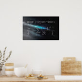 Gregory and Leibniz Pi Formel - Math Poster (Küche)