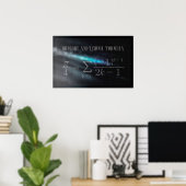 Gregory and Leibniz Pi Formel - Math Poster (Heimbüro)