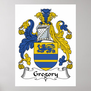Gregory Familienwappen Poster